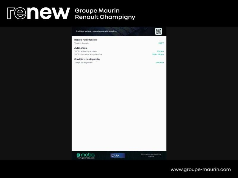 DACIA Spring d’occasion à vendre à CHENNEVIÈRES-SUR-MARNE chez ADP - SOVEA 94 (Photo 3)