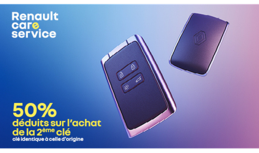 Renault care service offre clé